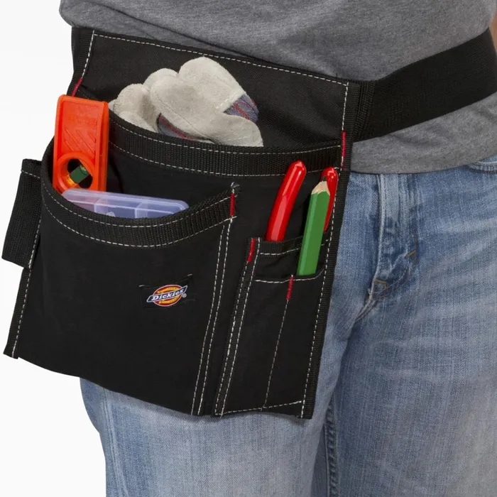 5Pocket Work Apron With Side Tool Pouch Black Black bk Men Dickies Tool Bags 5Pocket Work Apron With Side Tool Pouch Black Black bk Men Dickies Tool Bags