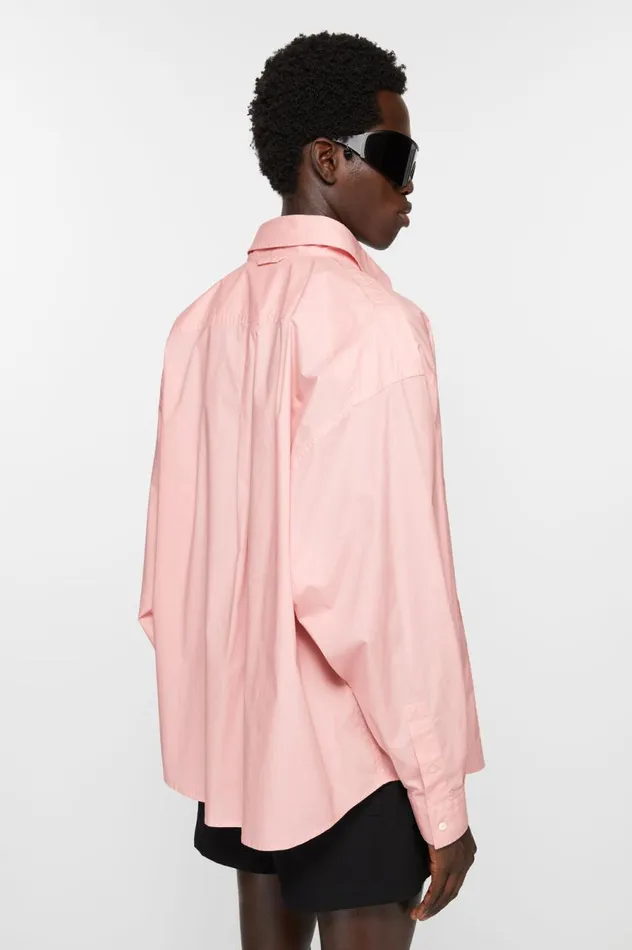 Acne Studios Buttonup Shirt Pink Men Shirts
