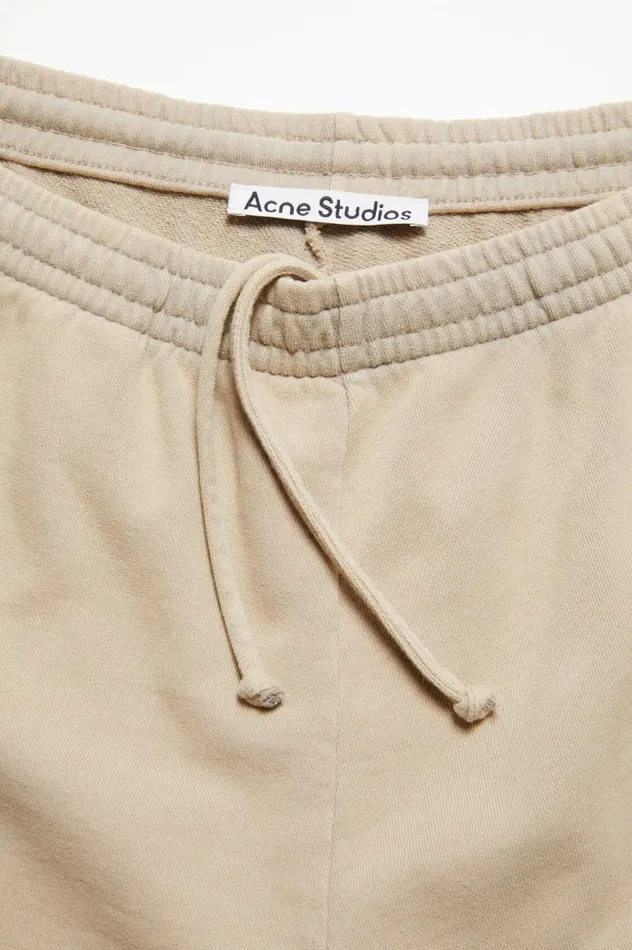 Acne Studios Cotton Shorts Concrete Grey Women Shorts