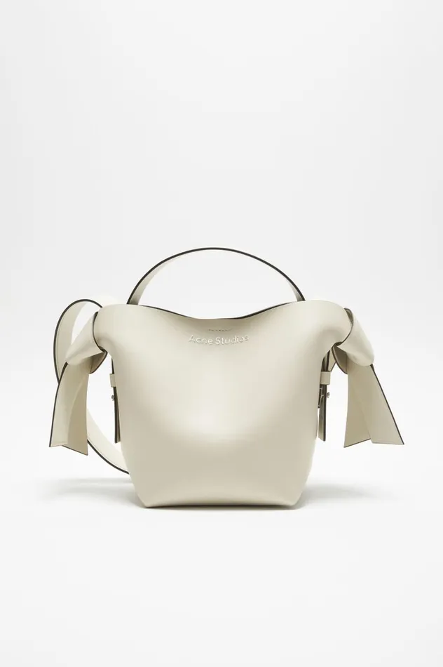 Acne Studios Musubi Mini Shoulder Bag Whiteblack Women Bags