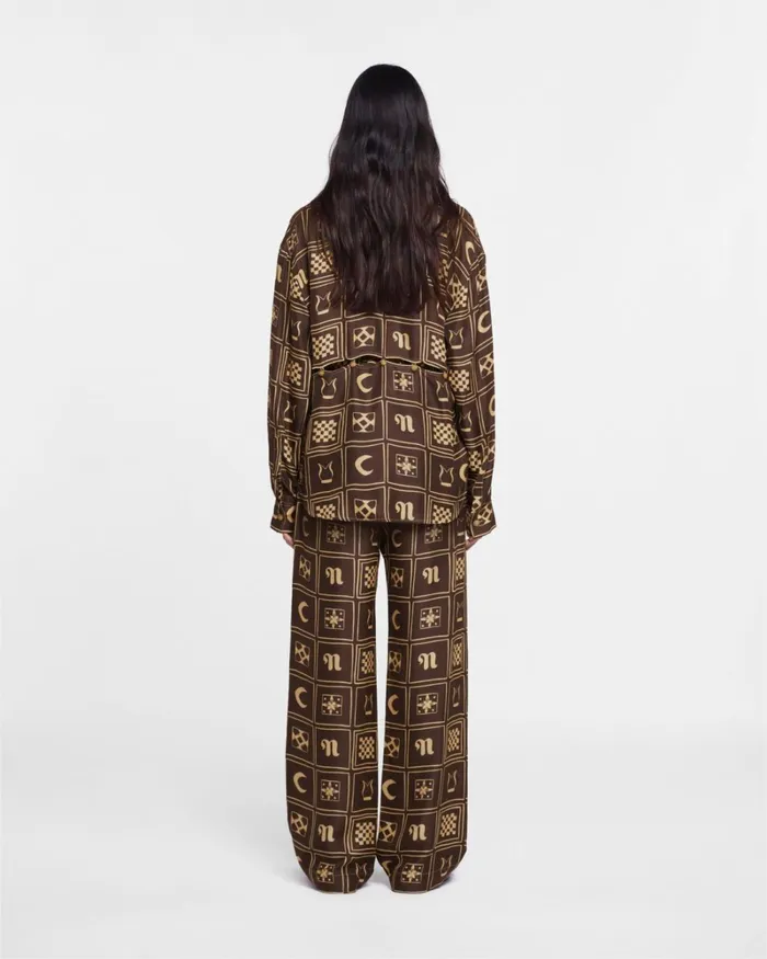 Adelie Apricot Totem Inverse Brown Women Nanushka Tops Adelie Apricot Totem Inverse Brown Women Nanushka Tops