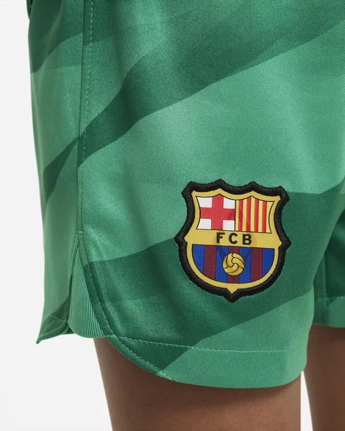 All Accessories And Equipment Kids Nike FC Barcelona 202324 Goalkeeper Stadium Greenstadium Greenmalachitewhite