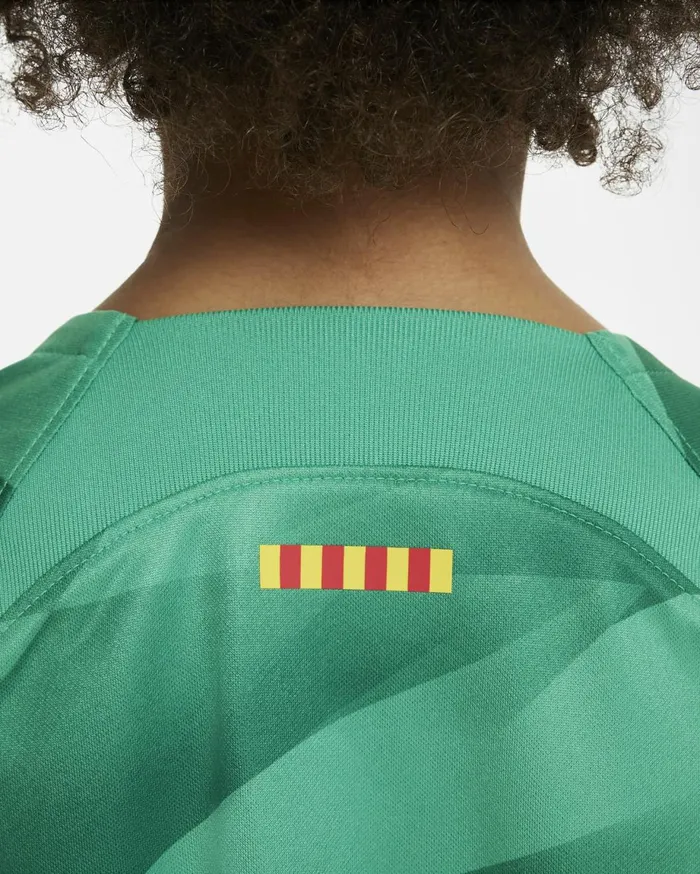 All Accessories And Equipment Kids Nike FC Barcelona 202324 Goalkeeper Stadium Greenstadium Greenmalachitewhite