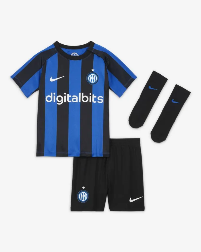 All Clothing Kids Nike Inter Milan 202223 Home Lyon Blueblackblackwhite