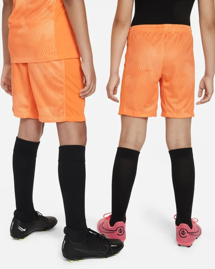 All Clothing Kids Nike Netherlands 2023 Stadium Home Conesunset Glowblackened Blue