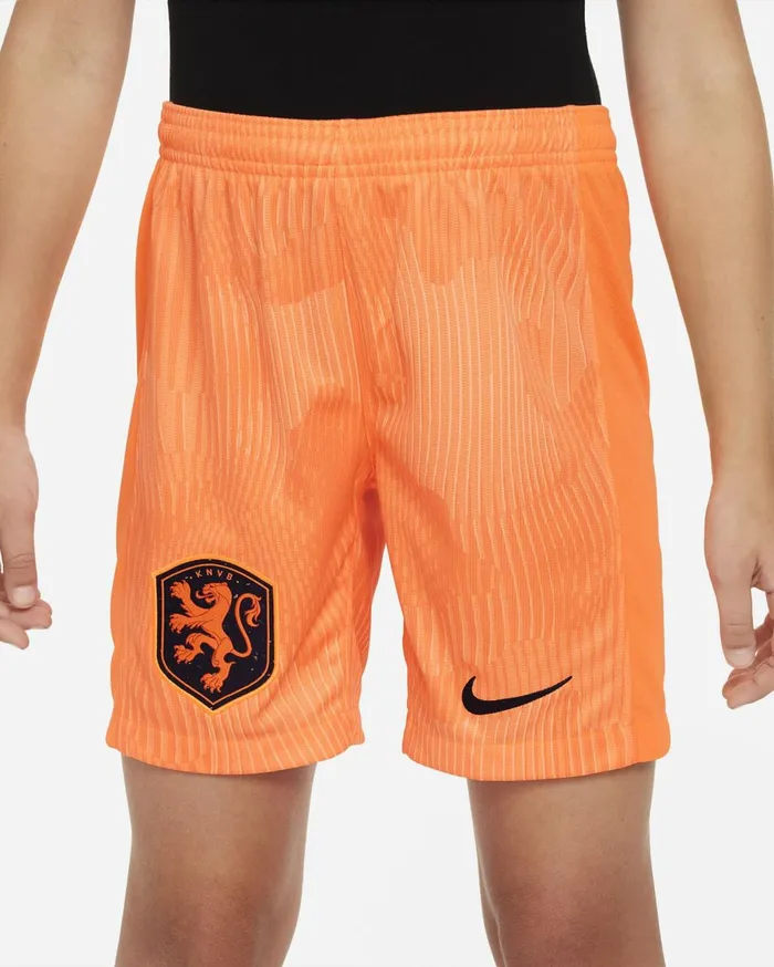 All Clothing Kids Nike Netherlands 2023 Stadium Home Conesunset Glowblackened Blue