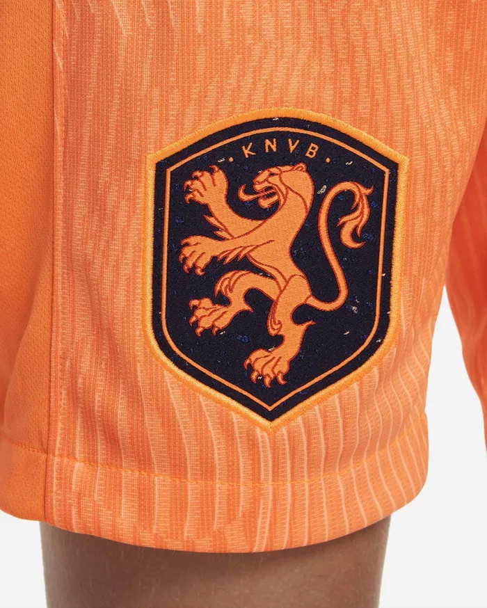 All Clothing Kids Nike Netherlands 2023 Stadium Home Conesunset Glowblackened Blue
