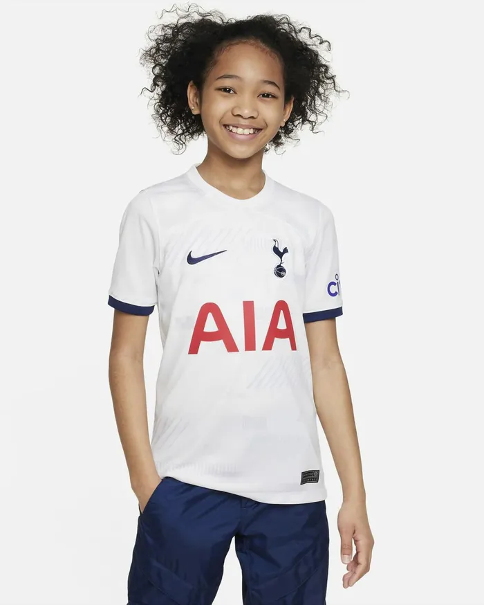 All Clothing Kids Nike Tottenham Hotspur 202324 Stadium Home Whitebinary Blue