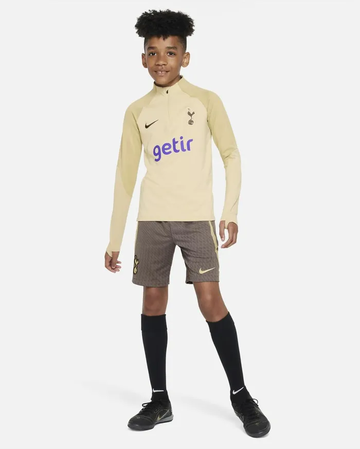 All Clothing Kids Nike Tottenham Hotspur Strike Third Ironstonewheatgrassteam Gold