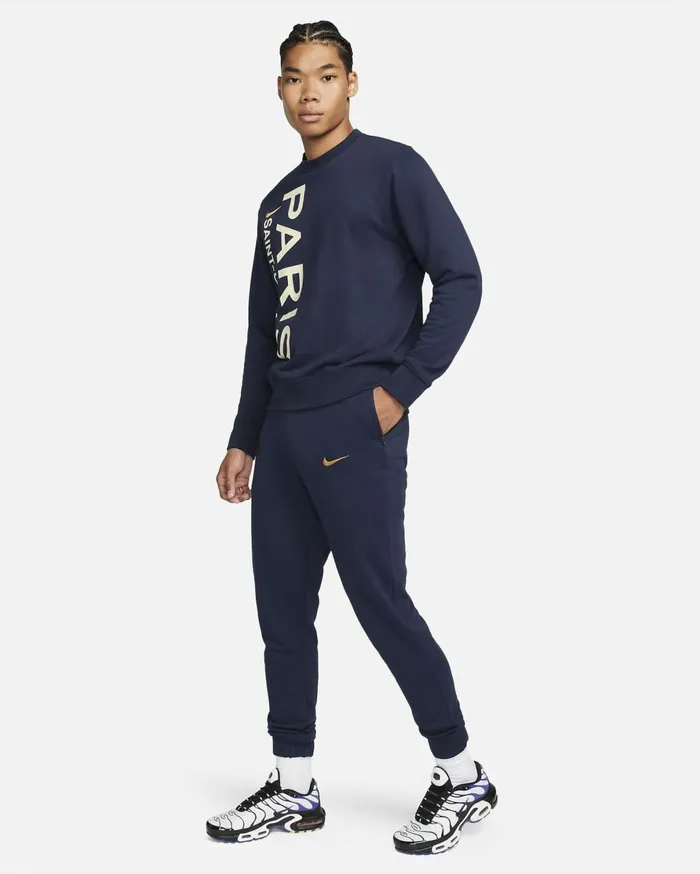All Clothing Men Nike Paris SaintGermain Blackened Bluegold Suede