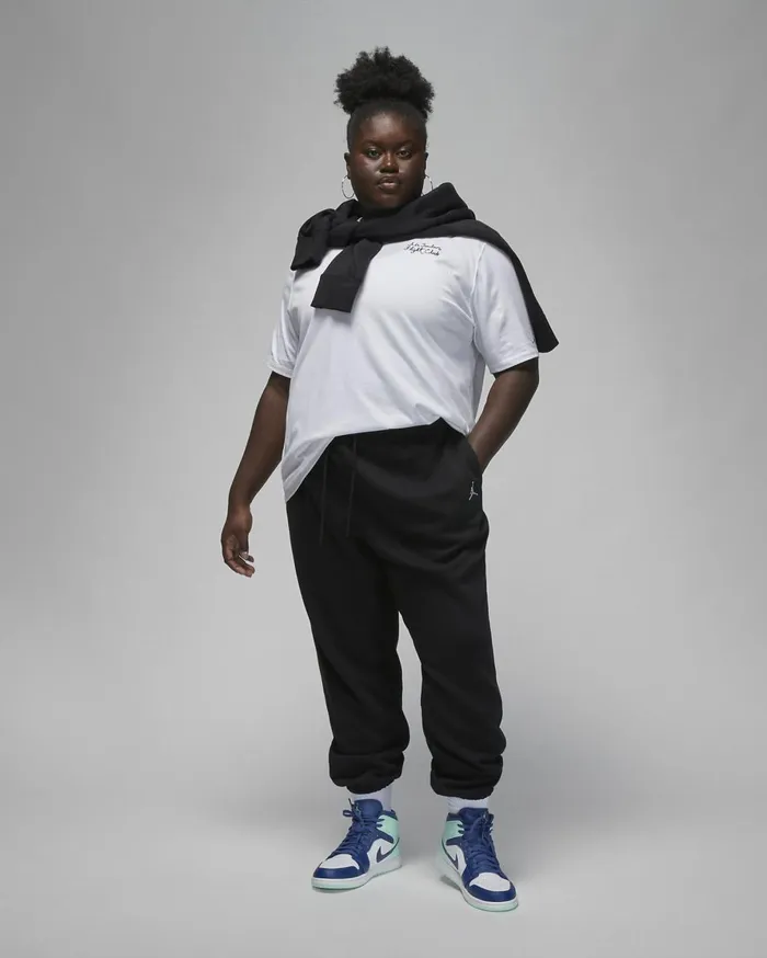 All Clothing Women Nike Jordan Brooklyn Fleece Blackwhite
