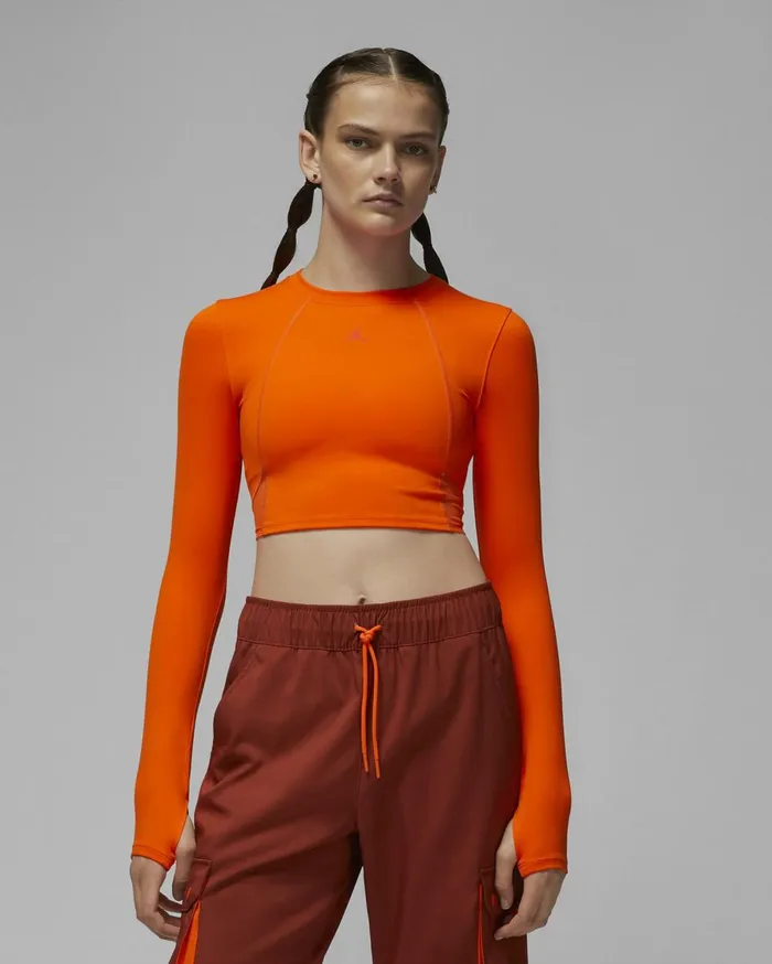 All Clothing Women Nike Jordan Sport Safety Orangesafety Orangefire Red