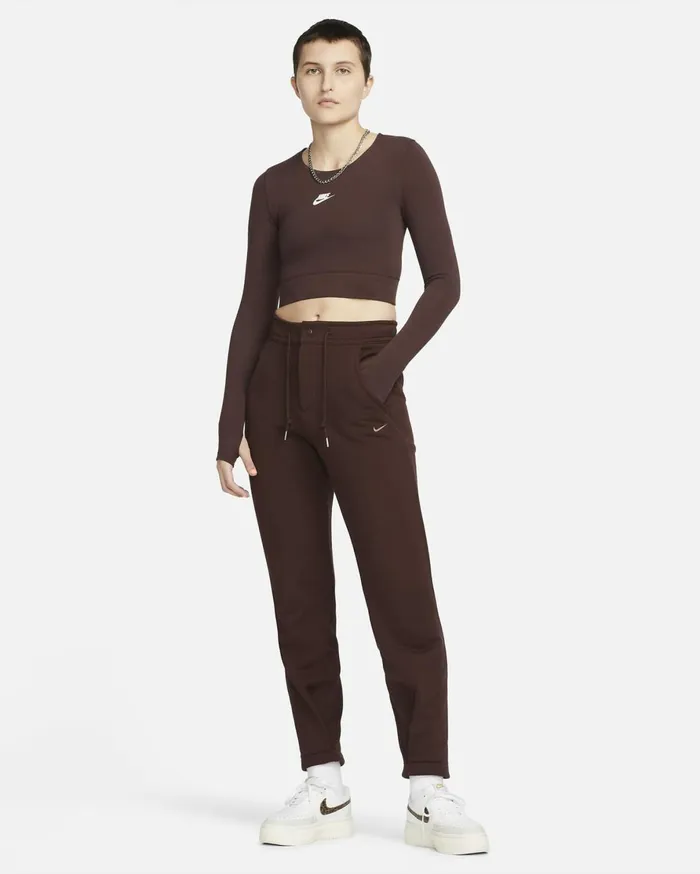 All Clothing Women Nike Sportswear Modern Fleece Earthplum Eclipse