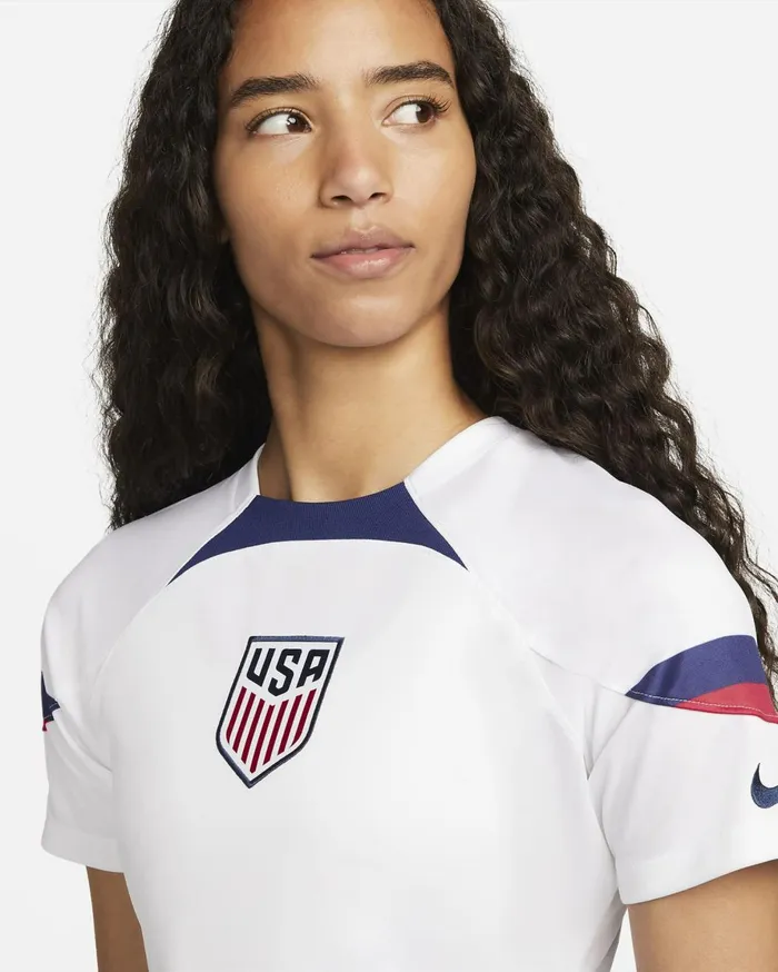 All Clothing Women Nike USMNT 202223 Stadium Home Whiteloyal Blue