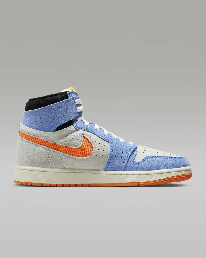 All Shoes Men Nike Air Jordan 1 Zoom CMFT 2 Sailroyal Pulselight Silveralpha Orange