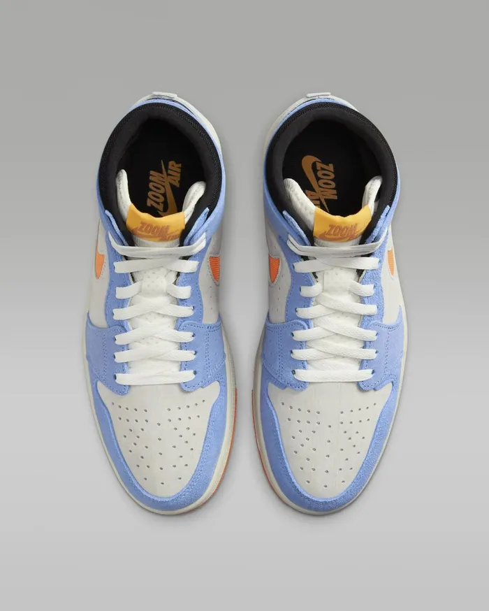 All Shoes Men Nike Air Jordan 1 Zoom CMFT 2 Sailroyal Pulselight Silveralpha Orange