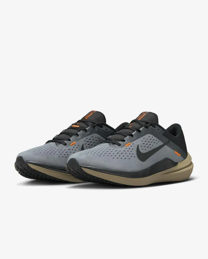 All Shoes Men Nike Air Winflo 10 Smoke Greysafety Orangekhakiblack