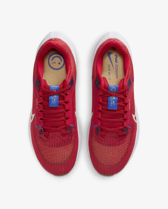 All Shoes Men Nike Pegasus 40 University Redmidnight Navyblue Joysea Glass