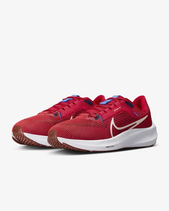 All Shoes Men Nike Pegasus 40 University Redmidnight Navyblue Joysea Glass