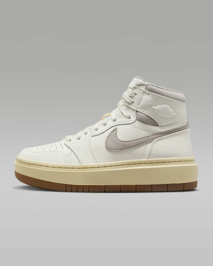 All Shoes Women Nike Air Jordan 1 Elevate High SE Sailpale Vanillagum Medium Browncollege Grey All Shoes Women Nike Air Jordan 1 Elevate High SE Sailpale Vanillagum Medium Browncollege Grey