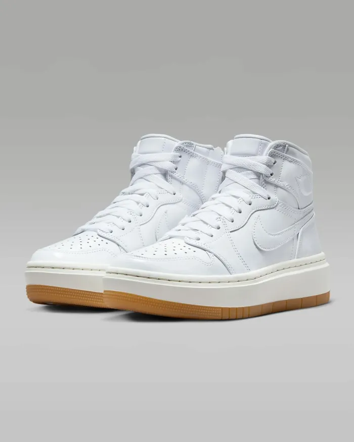 All Shoes Women Nike Air Jordan 1 Elevate High SE Whitesailgum Light Brownwhite