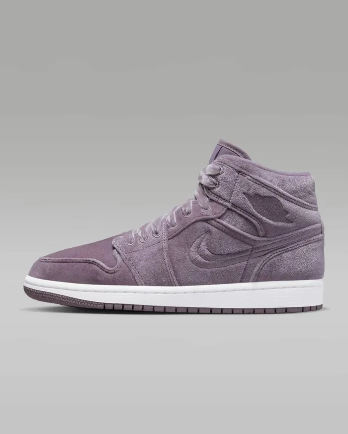 All Shoes Women Nike Air Jordan 1 Mid SE Purple Smokewhitepurple Smoke