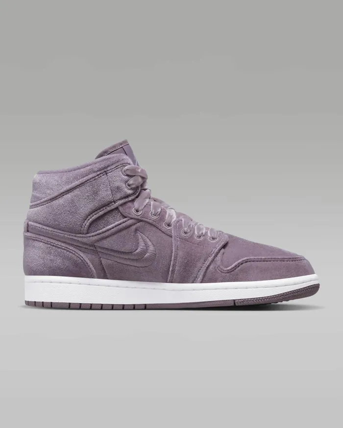 All Shoes Women Nike Air Jordan 1 Mid SE Purple Smokewhitepurple Smoke