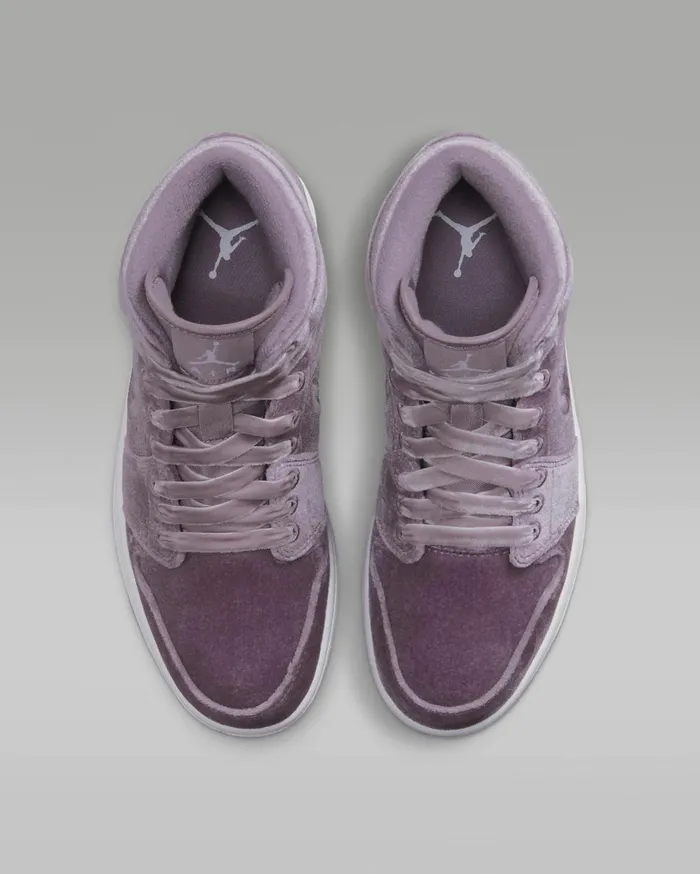 All Shoes Women Nike Air Jordan 1 Mid SE Purple Smokewhitepurple Smoke