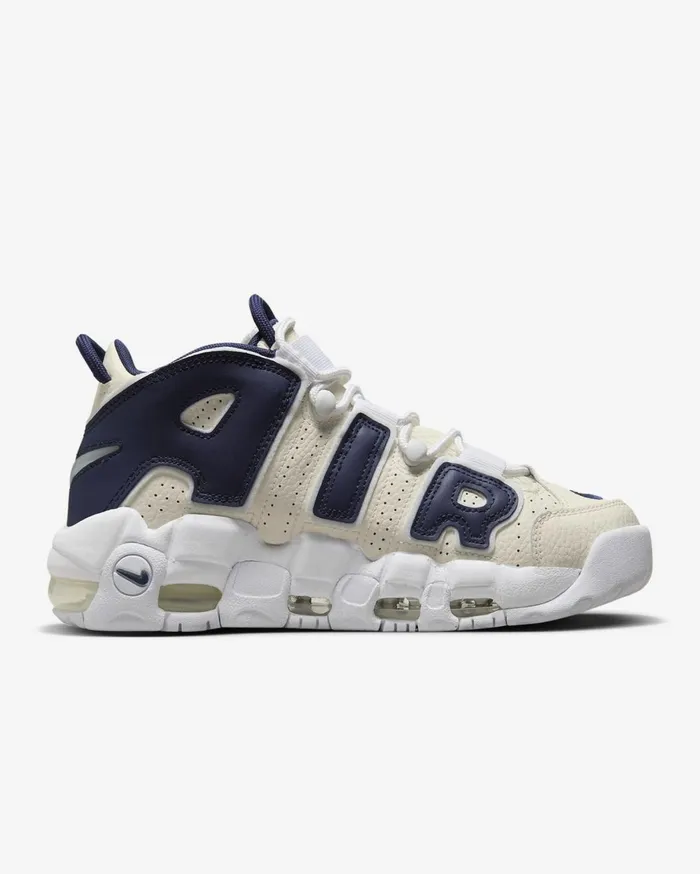 All Shoes Women Nike Air More Uptempo Coconut Milkwhitemidnight Navy