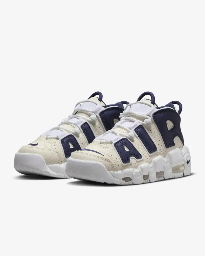 All Shoes Women Nike Air More Uptempo Coconut Milkwhitemidnight Navy