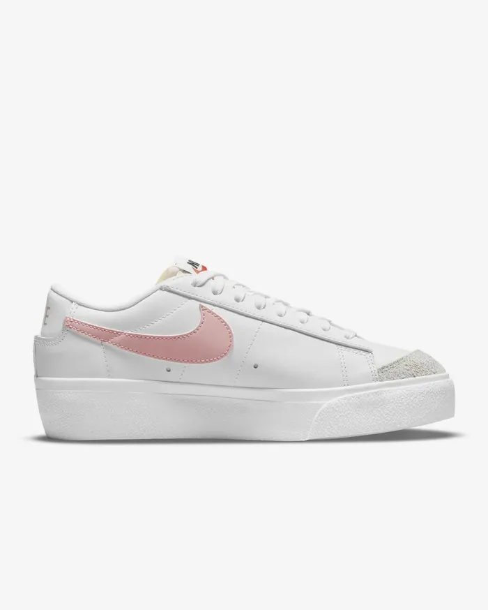 All Shoes Women Nike Blazer Low Platform Whitesummit Whiteblackpink Glaze