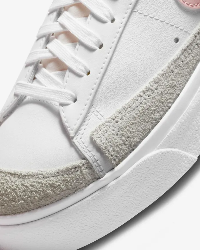 All Shoes Women Nike Blazer Low Platform Whitesummit Whiteblackpink Glaze