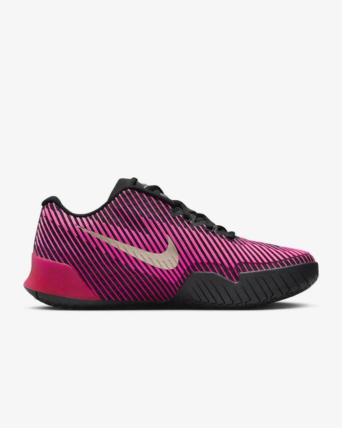 All Shoes Women Nike NikeCourt Air Zoom Vapor 11 Premium Blackfireberryfierce Pinkmulticolour