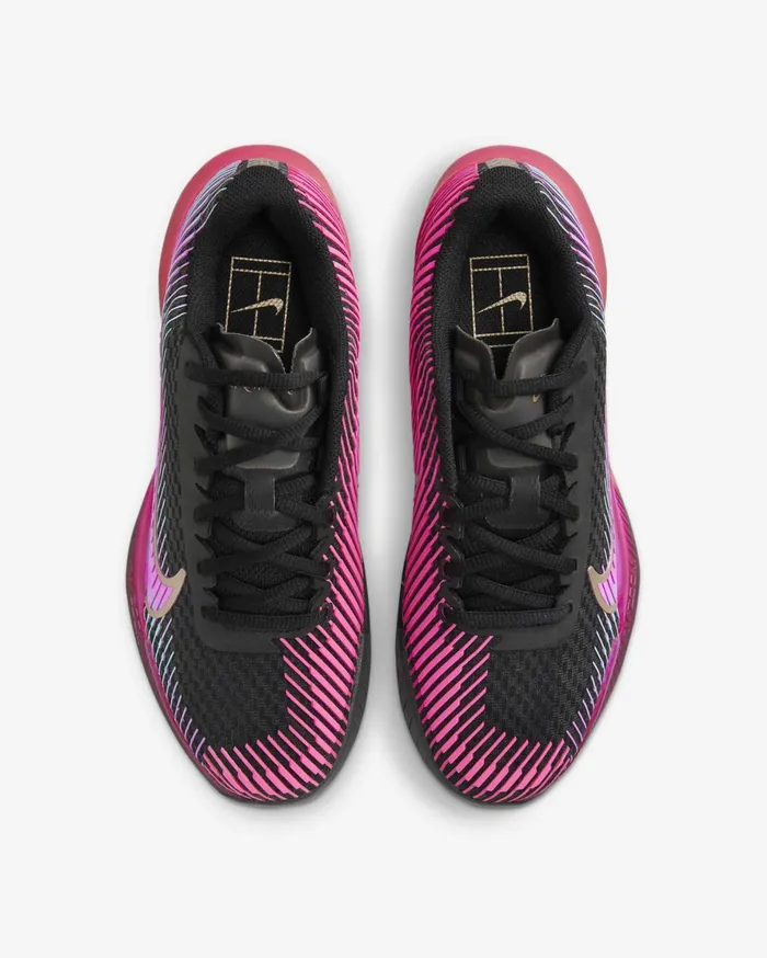 All Shoes Women Nike NikeCourt Air Zoom Vapor 11 Premium Blackfireberryfierce Pinkmulticolour