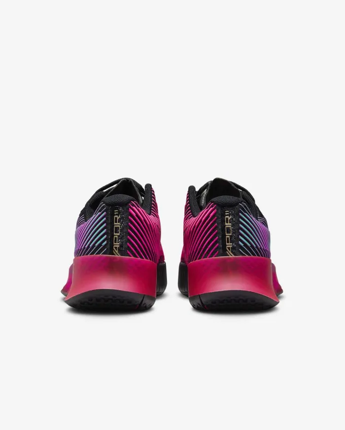 All Shoes Women Nike NikeCourt Air Zoom Vapor 11 Premium Blackfireberryfierce Pinkmulticolour