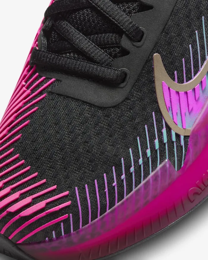 All Shoes Women Nike NikeCourt Air Zoom Vapor 11 Premium Blackfireberryfierce Pinkmulticolour