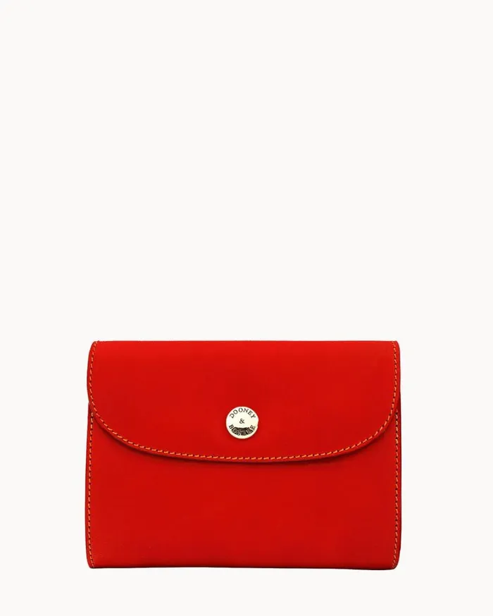 Alto Removable Credit Card Wallet Red Women Dooney and Bourke Wallets