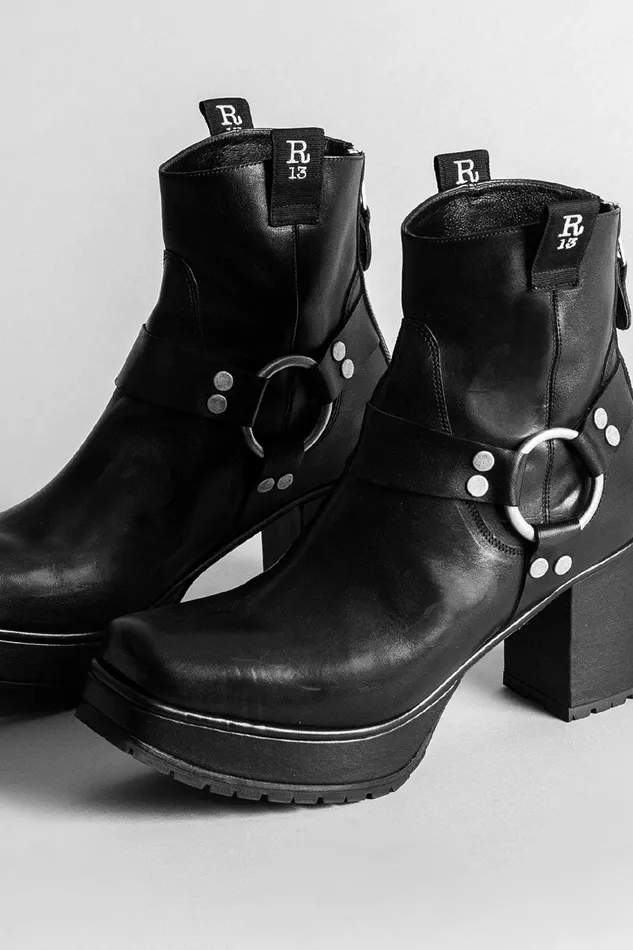 Ankle Harness Half Platform Boot Boots R13 Women Ankle Harness Half Platform Boot Boots R13 Women