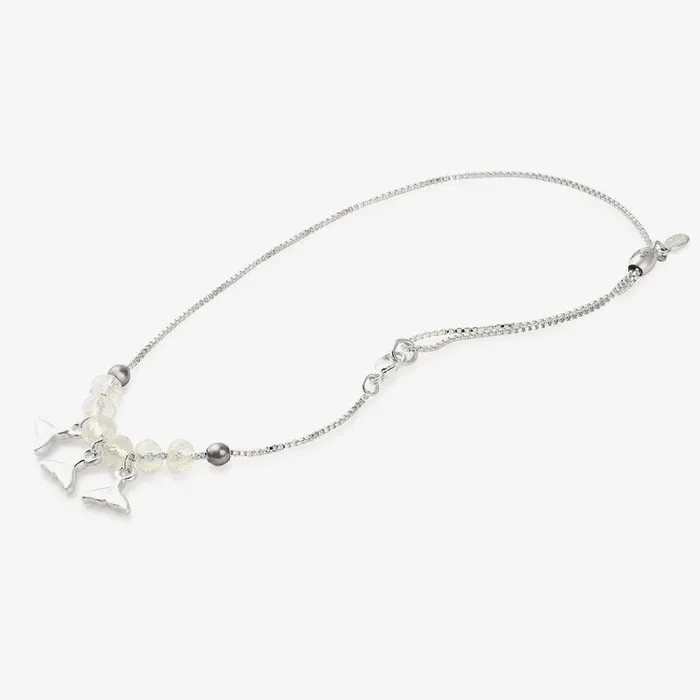 Anklets Women Alex And Ani Whale Tail Charm Anklet Silver