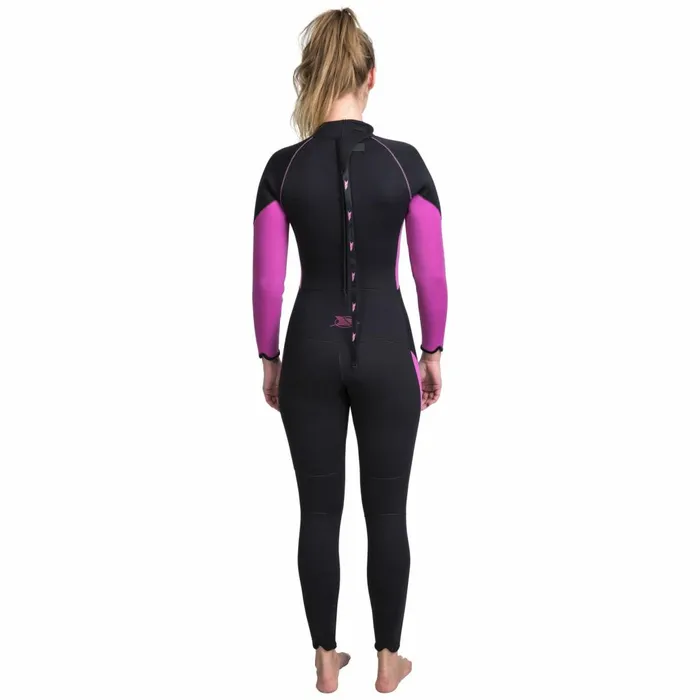 Aquaria 5mm Full Wetsuit Black Women Trespass Swimwear