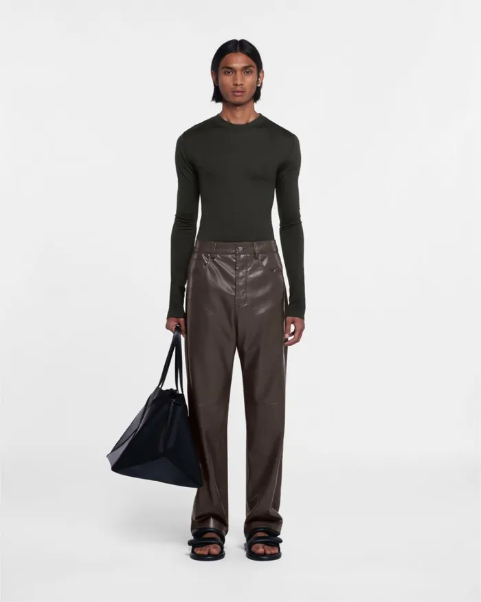 Aric Coffee Ground Men Nanushka Pants Aric Coffee Ground Men Nanushka Pants