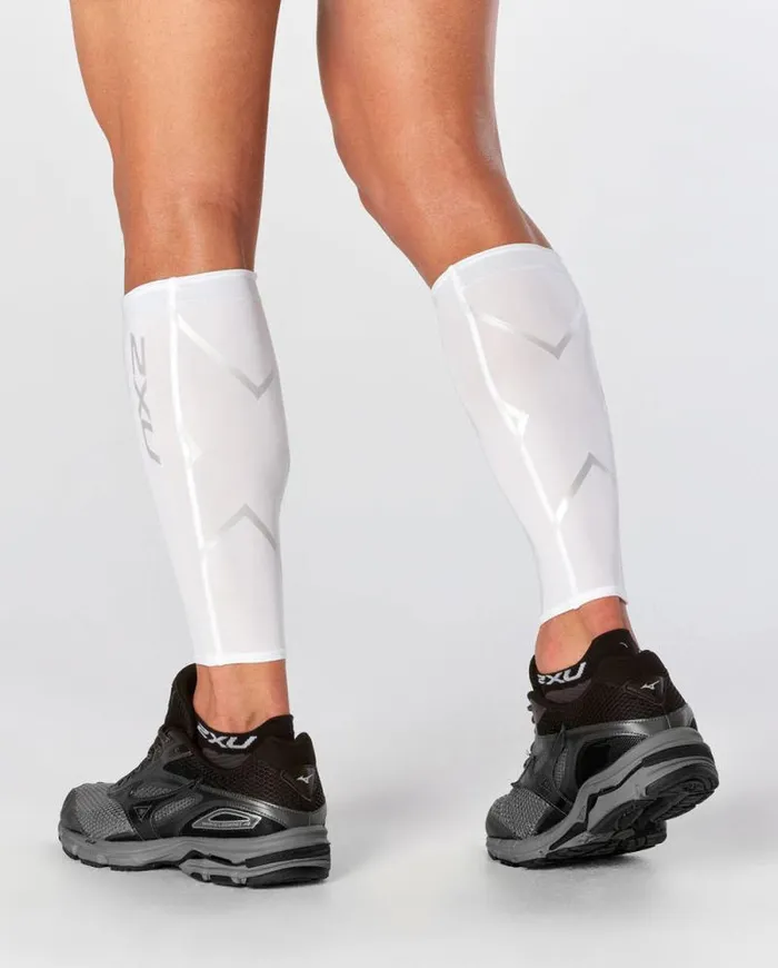 Arm and Calf Sleeves Accessories 2XU Compression Calf Guards White