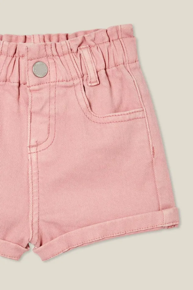 Baby Bottoms Cotton On Anna Paperbag Relaxed Short Zephyr Wash