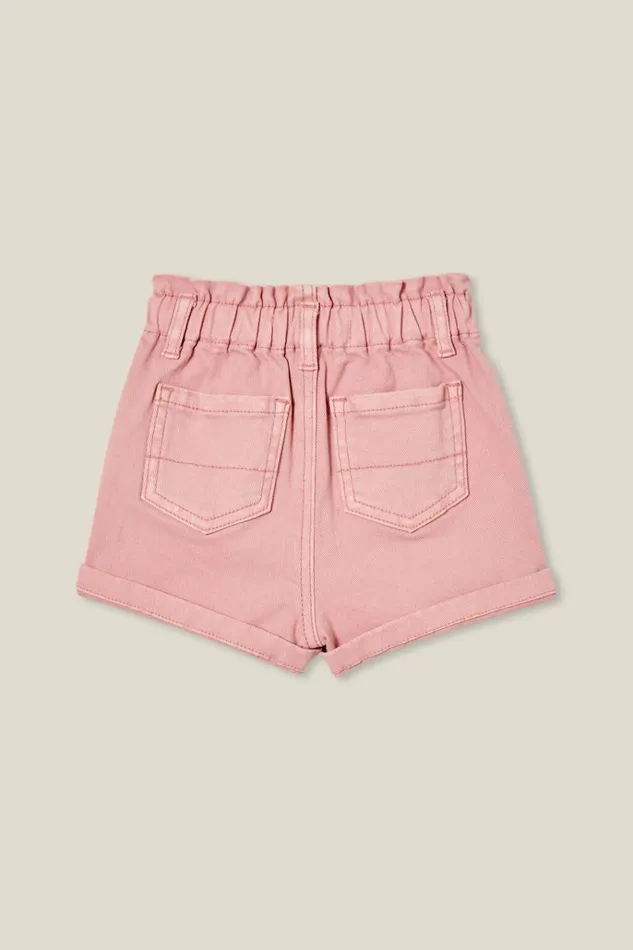 Baby Bottoms Cotton On Anna Paperbag Relaxed Short Zephyr Wash
