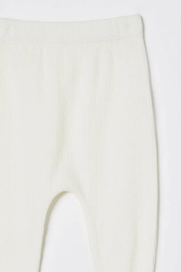 Baby Bottoms Cotton On Organic Pointelle Footed Legging Milk Baby Bottoms Cotton On Organic Pointelle Footed Legging Milk