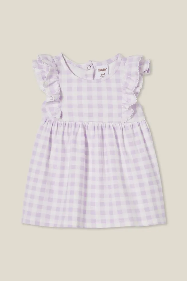 Baby Dresses and All In Ones Cotton On Megan Sleeveless Ruffle Dress Vintage Lilacgingham Baby Dresses and All In Ones Cotton On Megan Sleeveless Ruffle Dress Vintage Lilacgingham