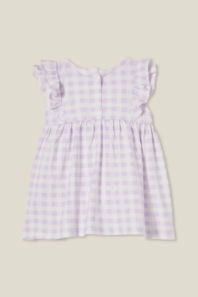 Baby Dresses and All In Ones Cotton On Megan Sleeveless Ruffle Dress Vintage Lilacgingham Baby Dresses and All In Ones Cotton On Megan Sleeveless Ruffle Dress Vintage Lilacgingham