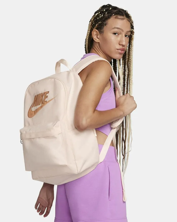 Bags And Backpacks Women Nike Heritage Guava Iceguava Iceamber Brown