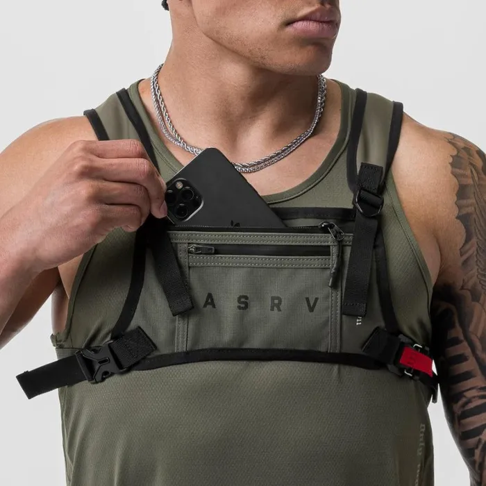 Bags Men ASRV Cordura Lightweight Chest Pack Olive