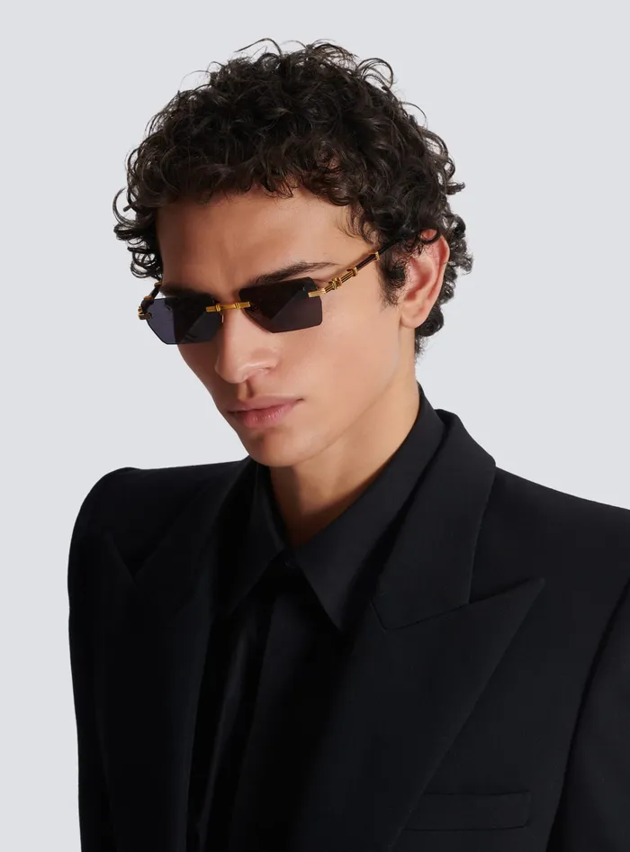Balmain Eyewear WomenMen Pierre Sunglasses Black